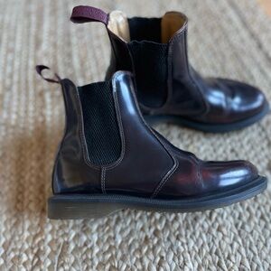Dr. Martens “Flora” UK sz 4 Deep Wine